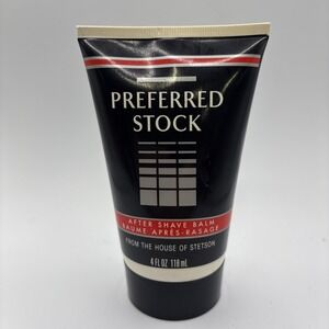 Preferred Stock Aftershave Balm From The House Of Stetson 4 Oz Discontinued Coty